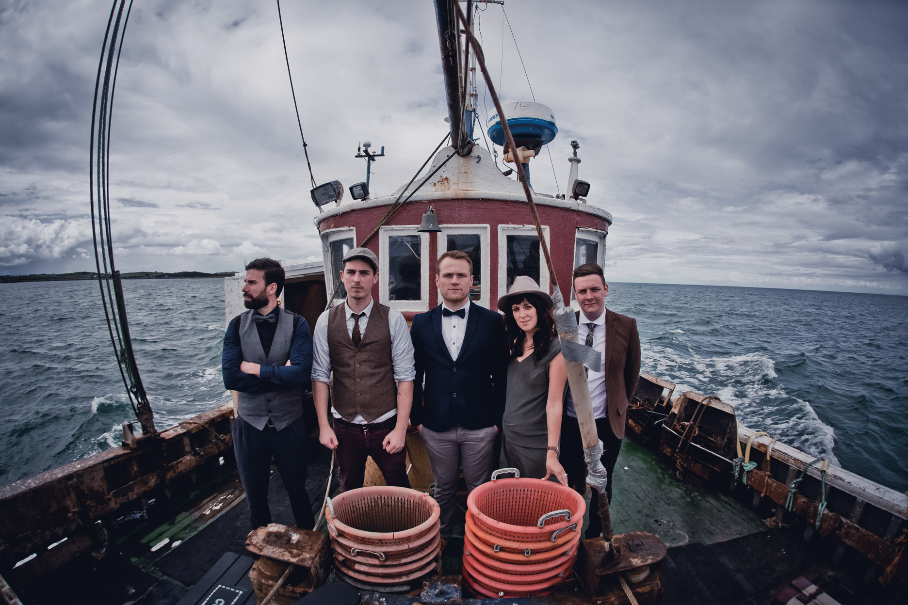 Rend Collective press shot - Fishing boat